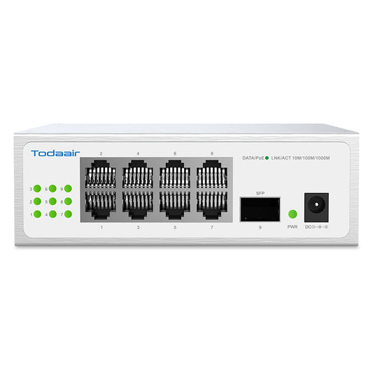 Todaair 8 ports POE  network switch