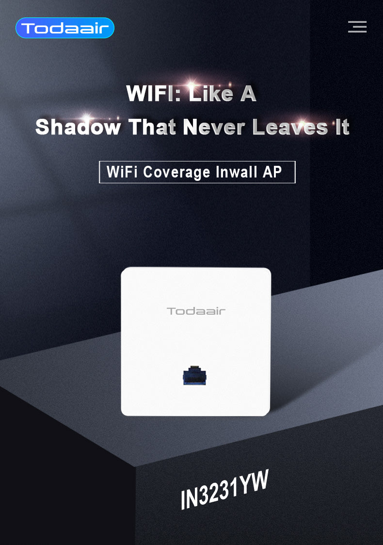 WiFi coverage inwall ap