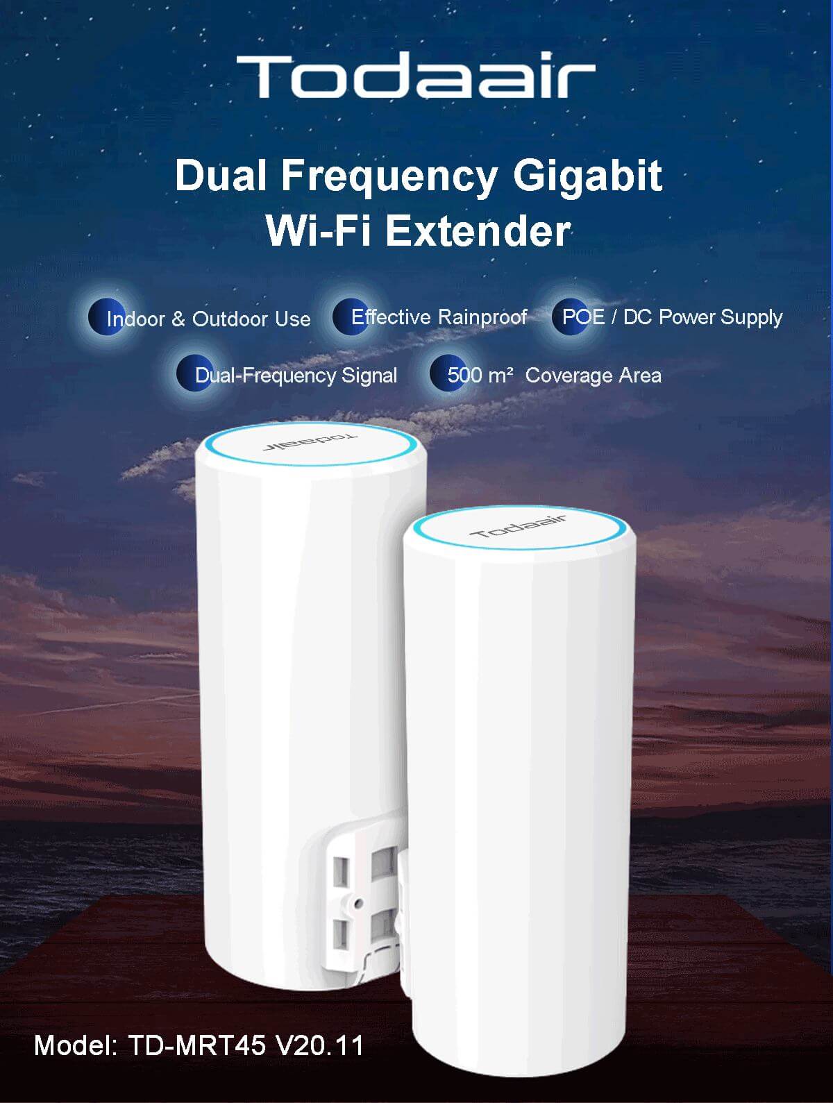 dual frequency gigabit WiFi extender
